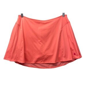 K-swiss Skort Skirt Size Large Side Pleat Mesh Panel Tennis Pickleball